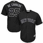 Yankees 25 Gleyber Torres De Caracas Black 2019 Players' Weekend Player Jersey Dzhi,baseball caps,new era cap wholesale,wholesale hats